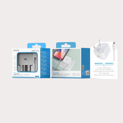 MTK Type-C 20W PD Wall Charger